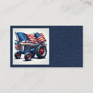 Patriotic Tractor Affärskort Visitkort