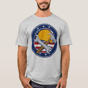 Patriotic Tradesman T Shirt