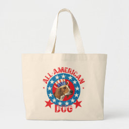 Patriotic Treeing Walker Jumbo Tygkasse