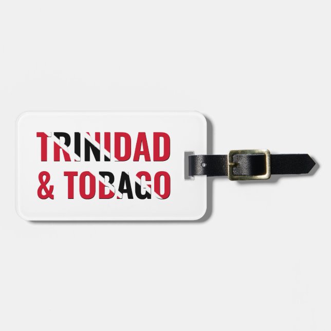 Patriotic TRINIDAD Bagagebricka (Horisontell Framsida)