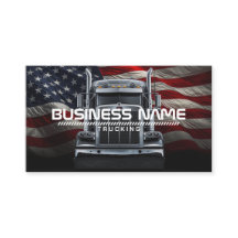 Patriotic Trucking - American Flagga & Semi Lastbi