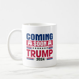Patriotic Trump 2024 Kaffemugg