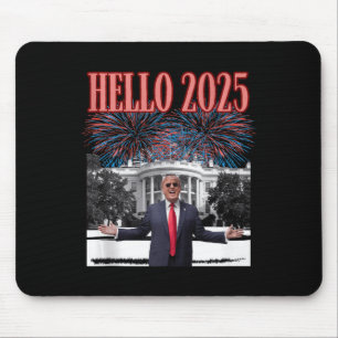 Patriotic Trump Hej 2025 nyår Kväll Republican Musmatta
