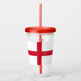 Patriotic Tumbler med Englands flagga Take Away Mugg