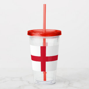 Patriotic Tumbler med Englands flagga Take Away Mugg