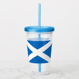 Patriotic Tumbler med flagga Skottland Take Away Mugg