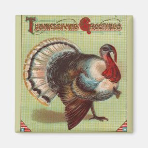 Patriotic Turkey Magnet