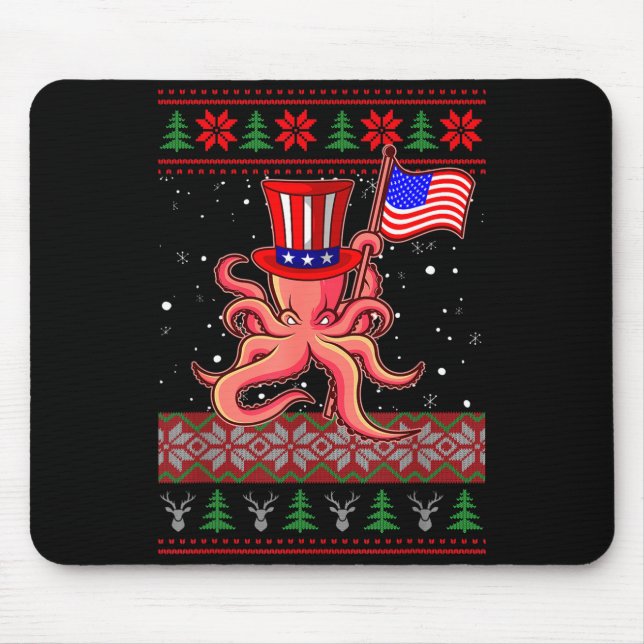 Patriotic Ugly Christmas Sweater Women Kids Men  Musmatta (Framsidan)