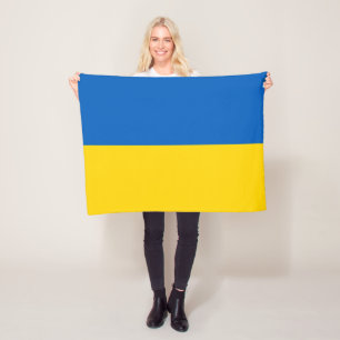 Patriotic Ukraina Flagga Fleecefilt
