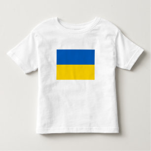 Patriotic Ukraina Flagga Småbarn T-shirt
