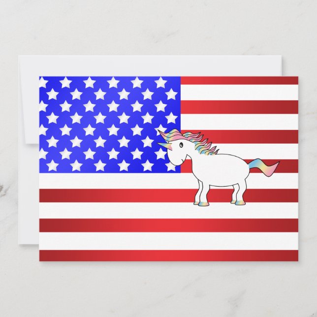 Patriotic Unicorn (Framsida)