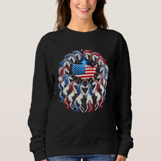 Patriotic Unicorn Magic American Spirit Freedom T Shirt