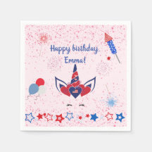 Patriotic Unicorn Rosa gnistra