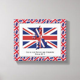 Patriotic UNION JACK Photo Canvastryck
