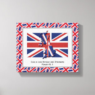 Patriotic UNION JACK Photo Canvastryck