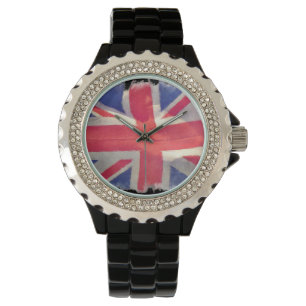 Patriotic Union Jack, UK Union Flagga Armbandsur