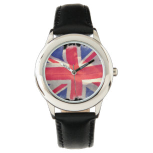 Patriotic Union Jack, UK Union Flagga Armbandsur