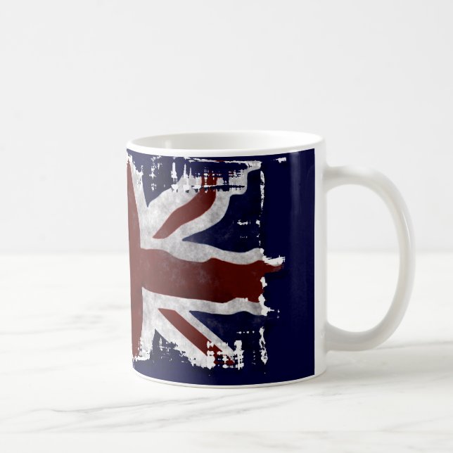 Patriotic Union Jack, UK Union Flagga, British Fla Kaffemugg (Höger)