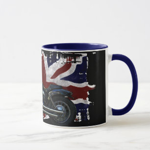 Patriotic Union Jack, UK Union Flagga, Motorcycle Mugg