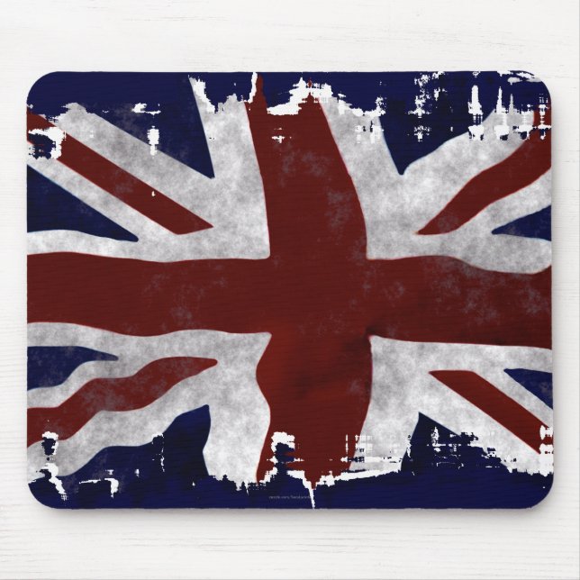 Patriotic Union Jack, UK Union Flagga Musmatta (Framsidan)