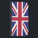 Patriotic United Kingdom Flagga Galaxy S4 Plånboksfodral<br><div class="desc">Union Jack Flagga of the UK - Förenade kungariket. En patriotisk brittisk flagga,  röd,  vit och blå design.</div>