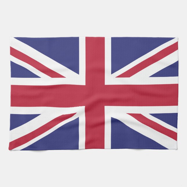 Patriotic United Kingdom Flagga Kökshandduk (Horisontell)