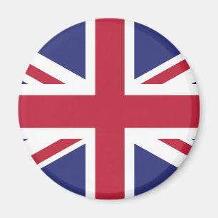Patriotic United Kingdom Flagga Magnet