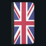 Patriotic United Kingdom Flagga Samsung Galaxy S5 Plånboksfodral<br><div class="desc">Union Jack Flagga of the UK - Förenade kungariket. En patriotisk brittisk flagga,  röd,  vit och blå design.</div>