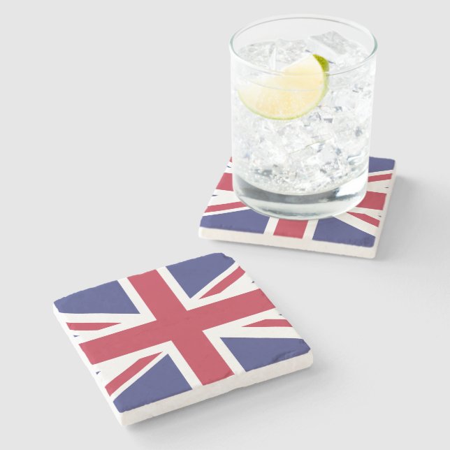 Patriotic United Kingdom Flagga Stenunderlägg (Sidan)