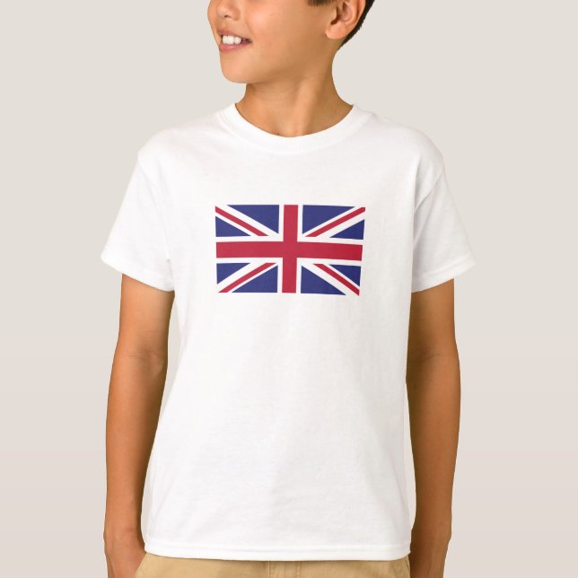 Patriotic United Kingdom Flagga T-shirt (Framsida)