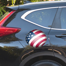 Patriotic United States Flagga Coola Globe