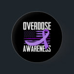 Patriotic US Flagga Drug Overdose Opioid Overdose  Knapp<br><div class="desc">Patriotic US Flagga Drug Overdose Opioid Overdose Awareness 2</div>