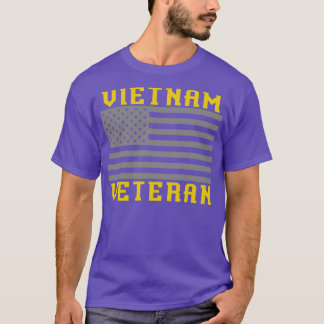 Patriotic US Soldier Proud Vietnam Veteran T Shirt