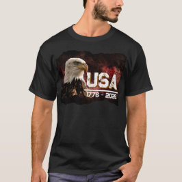 Patriotic USA 1776 - 2026 Bald Eagle T-Shirt