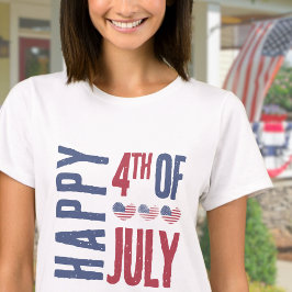 Patriotic USA American Flagga 4 juli T Shirt
