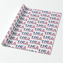 Patriotic USA American Flagga, Red, White and Blue