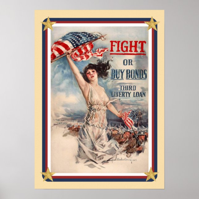 Patriotic USA Bonds Poster (Framsidan)