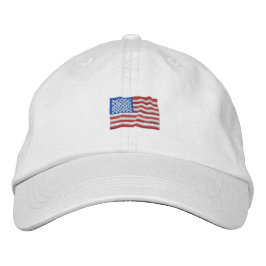Patriotic USA Broderad Keps
