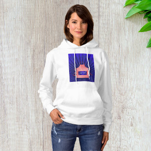 Patriotic USA Chef Rött vitt blått BBQ Cooking T Shirt