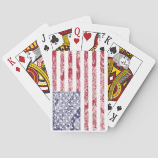 Patriotic USA flagga Casinokort