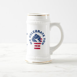 Patriotic USA flagga CELEBRATE BEST PAPPA NÅGONSIN Sejdel