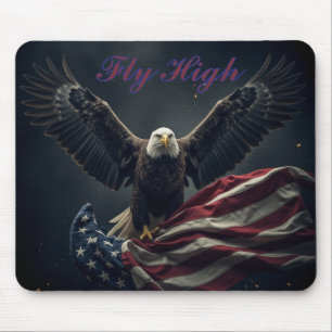 Patriotic USA flagga Eagle Musmatta