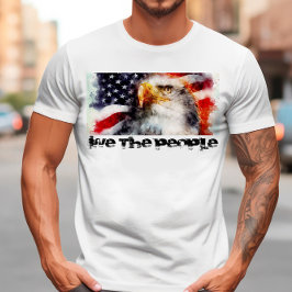 Patriotic USA flagga & Eagle T-Shirt