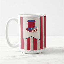 Patriotic USA flagga Mugg | Amerikanska Pridet Cof