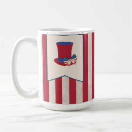 Patriotic USA flagga Mugg | Amerikanska Pridet Cof