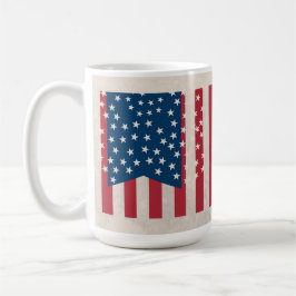 Patriotic USA flagga Mugg | Amerikanska Pridet Cof