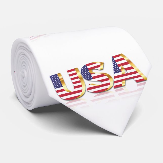 Patriotic USA flagga Neck Tie Slips (Rullad)