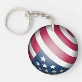 Patriotic USA flagga och Karta Globe Art