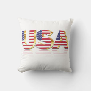 Patriotic USA flagga Pillow Kudde