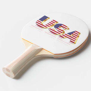 Patriotic USA flagga Ping Pong Paddle Pingisracket